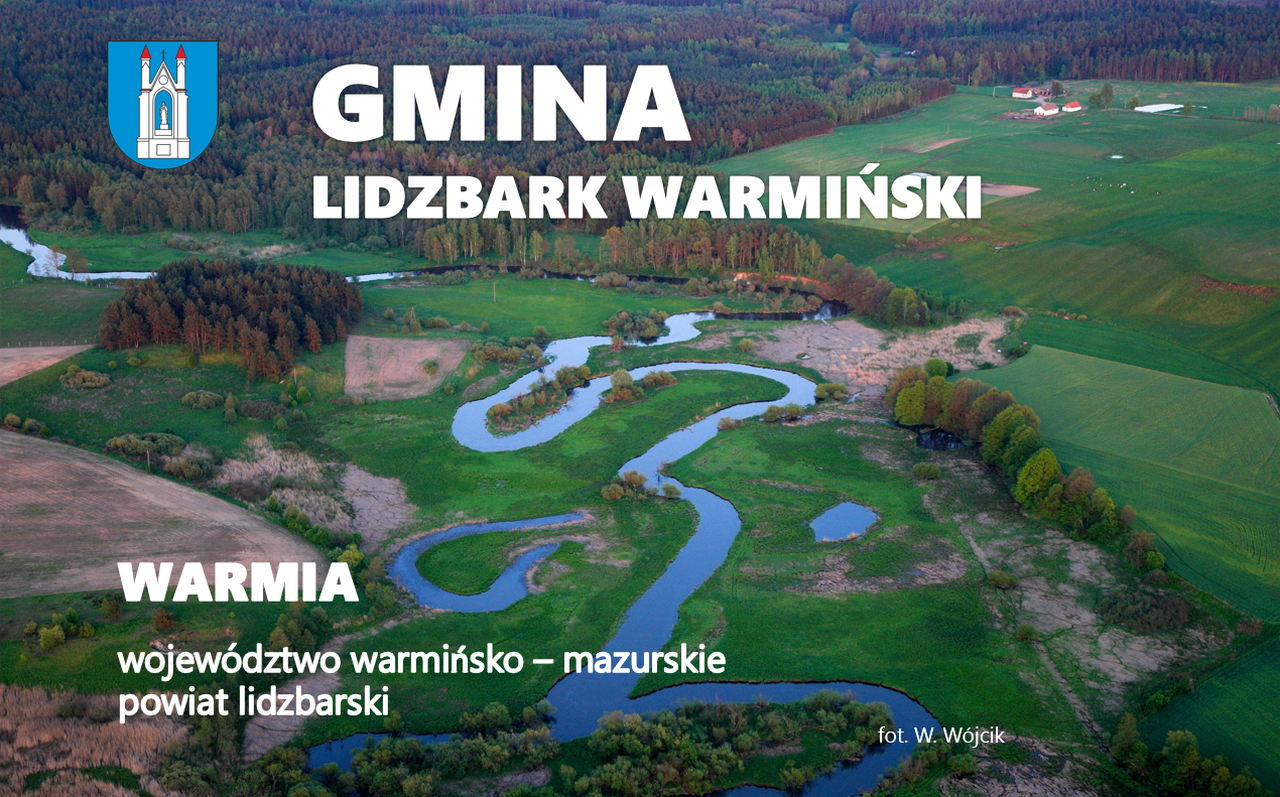 Okładka prezentacji multimedialnej o Gminie Lidzbark Warmiński