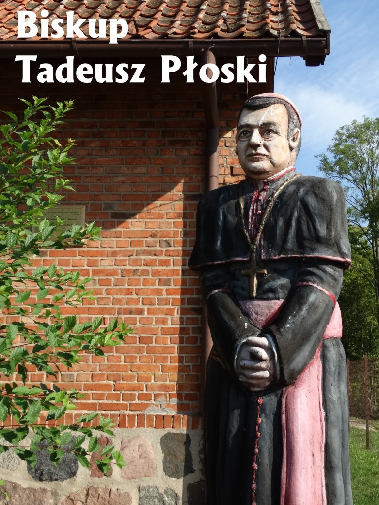 Zdjęcie figury biskupa polowego Wojska Polskiego Tadeusza Płoski