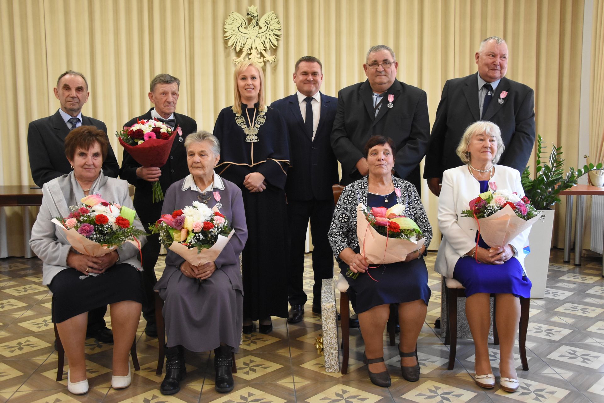 50 lecie pożycia małżeńskiego par z terenu gminy Lidzbark Warmiński