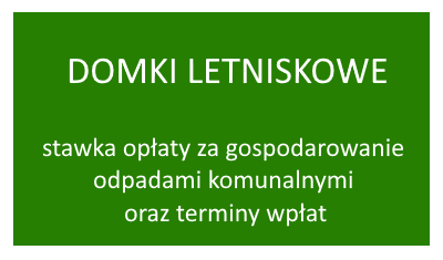 domki letniskowe