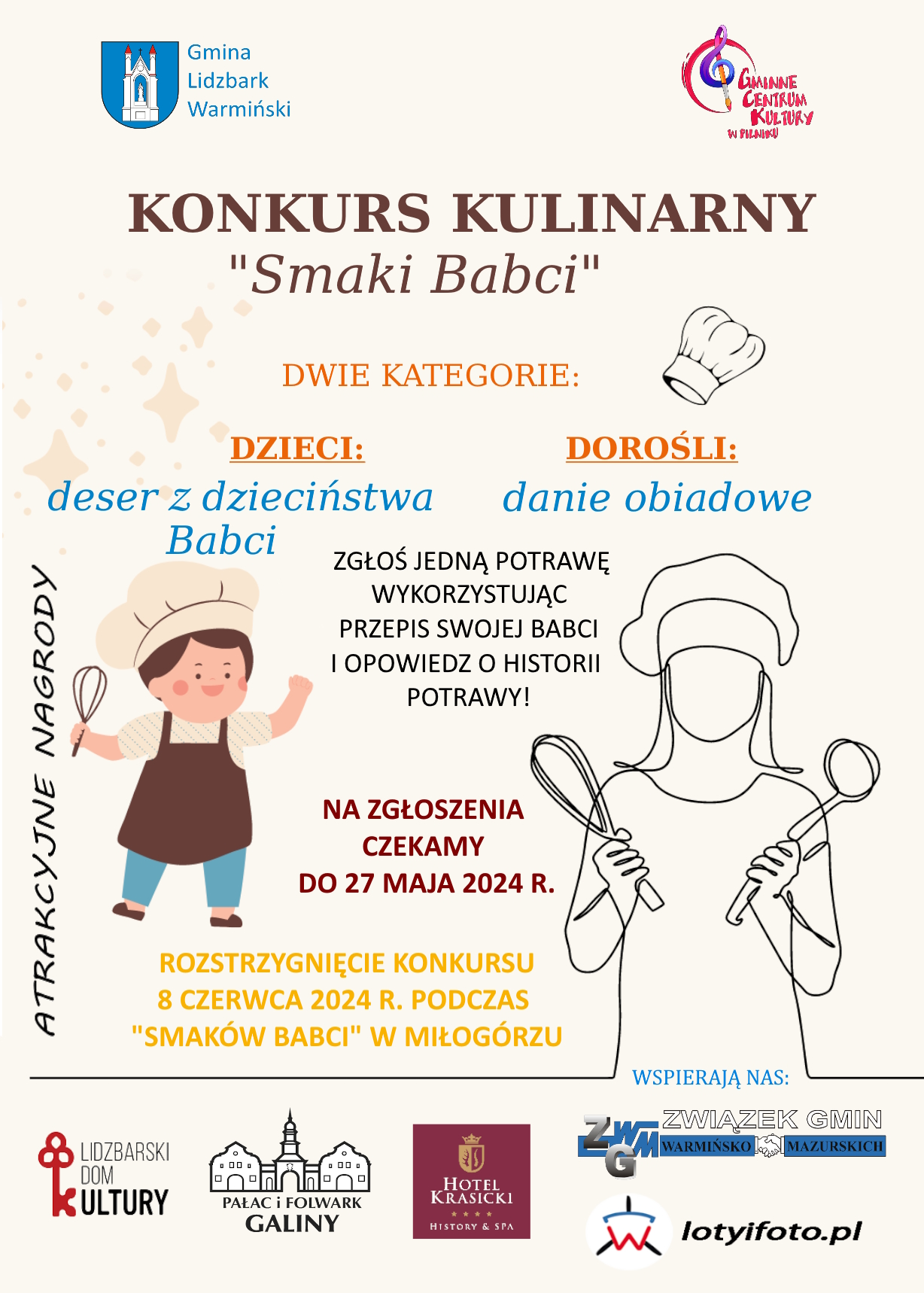 Plakat Smaki babci - konkurs kulinarny