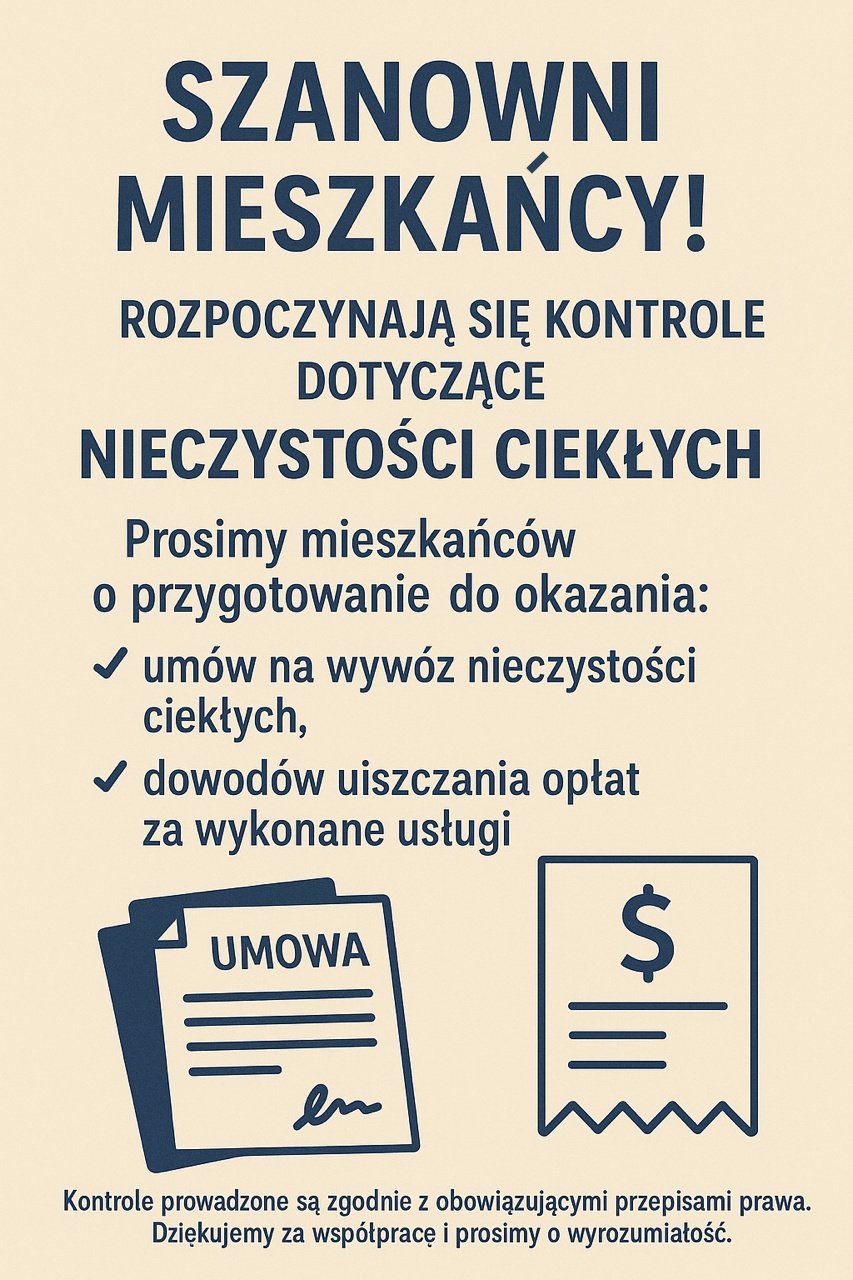 kontrole nieczystości ciekłych
