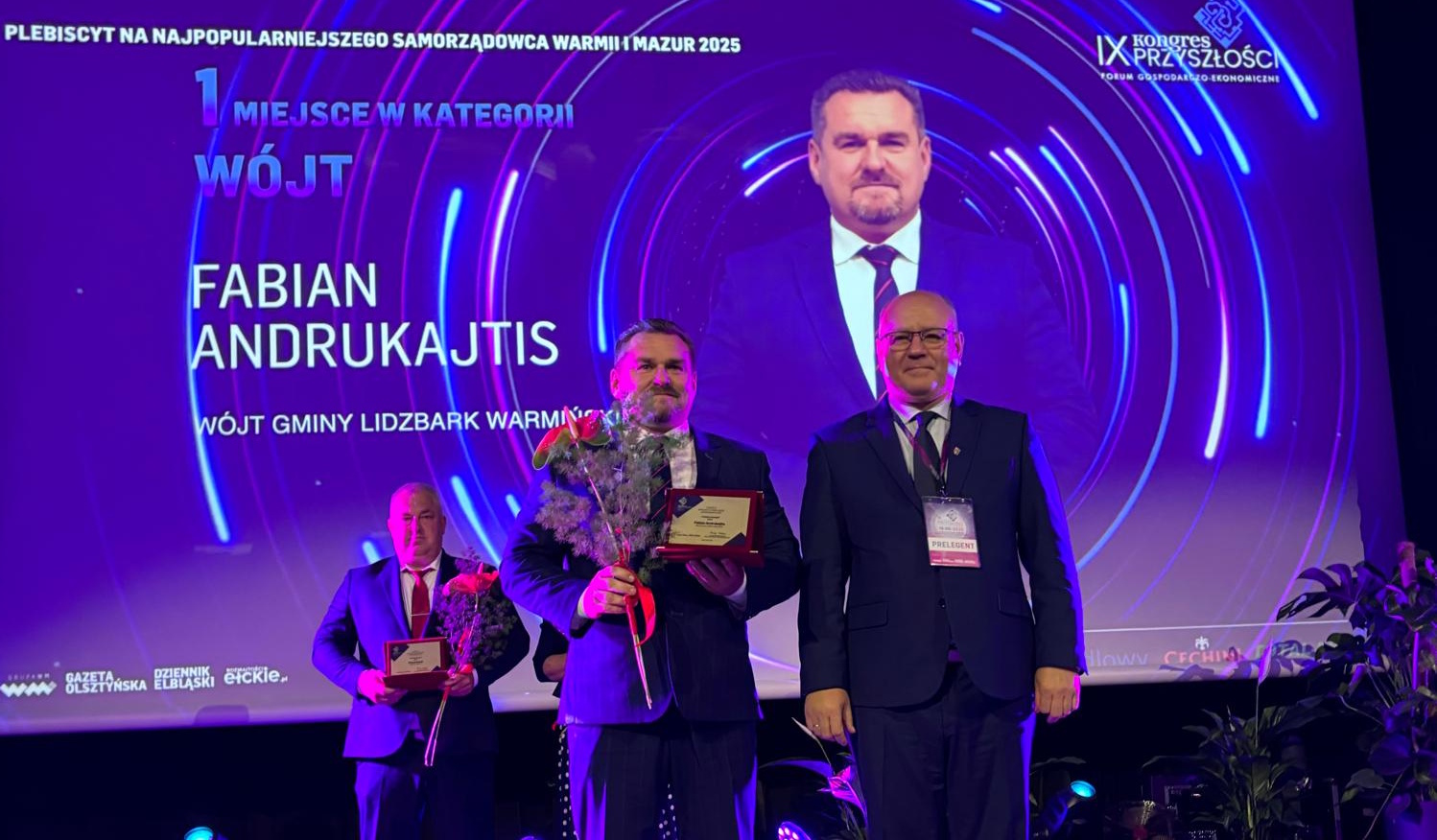 Wójt z I nagrodą