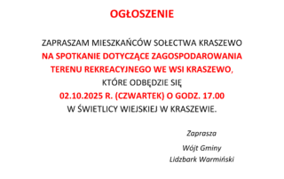 ogłoszenie