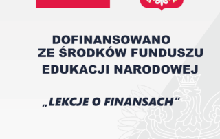 plakat Lekcje o finansach