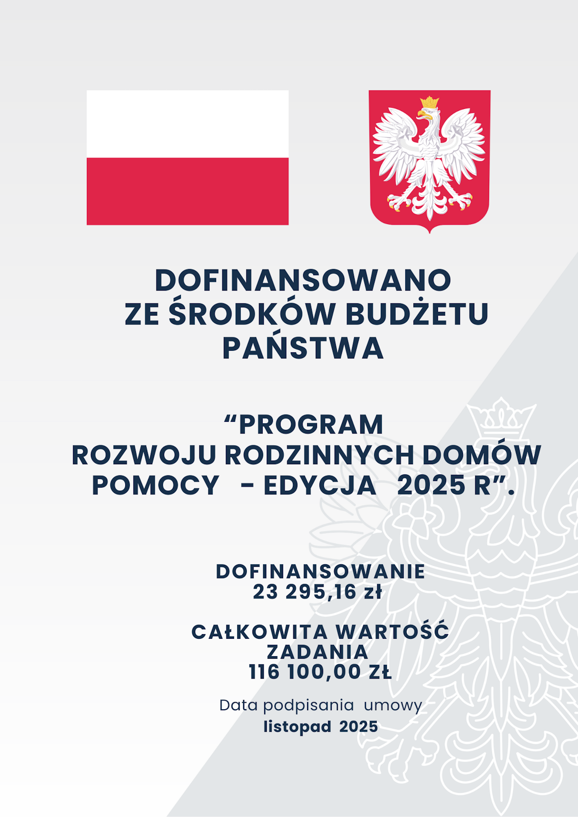 Program rozwoju rodzinnych domów pomocy