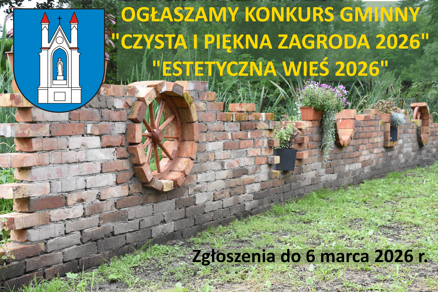 plakat ogłoszenie konkursu estetyczna wieś